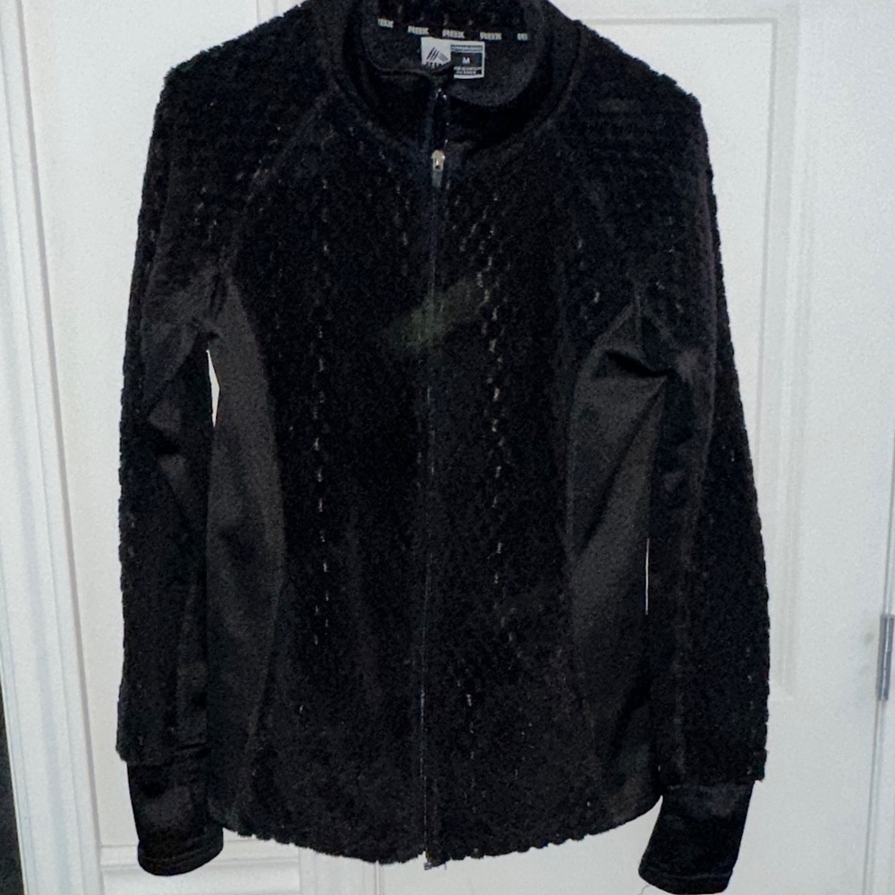 RBX Elegant Black Teddy Jacket - Picture 1 of 6